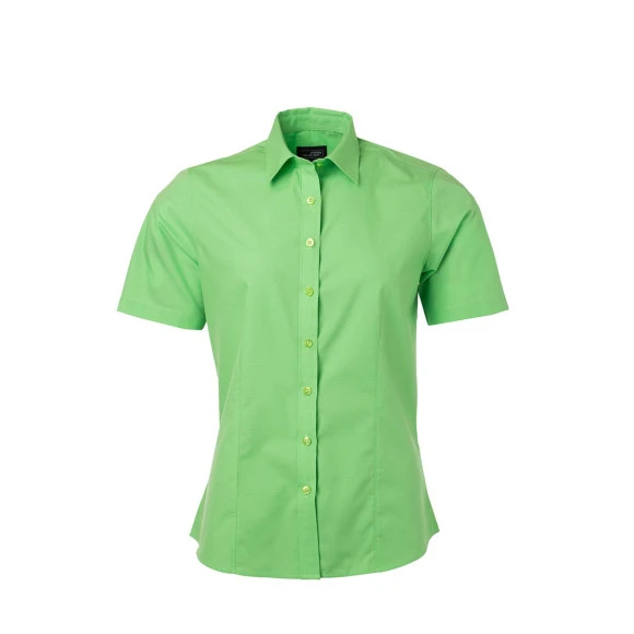 Daiber Ladies Shirt Short Sleeve Poplin - JN679