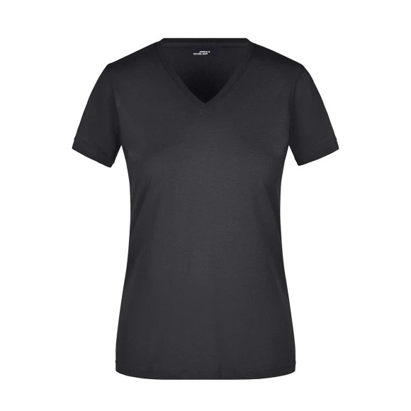 Daiber Ladies' Slim Fit V-Neck T - JN972