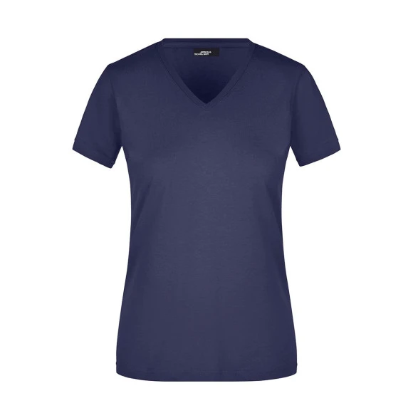 Daiber Ladies' Slim Fit V-Neck T - JN972