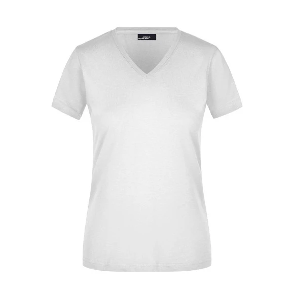 Daiber Ladies' Slim Fit V-Neck T - JN972