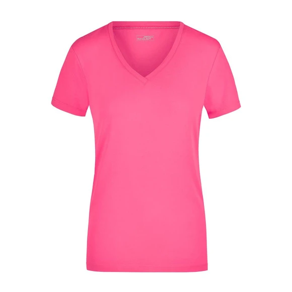 Daiber Ladies' Stretch V-Neck T - JN928
