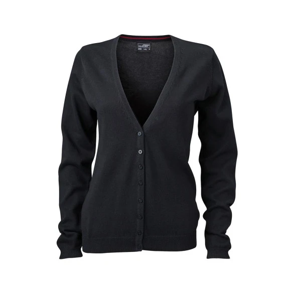 Daiber Ladies' V-Neck Cardigan - JN660