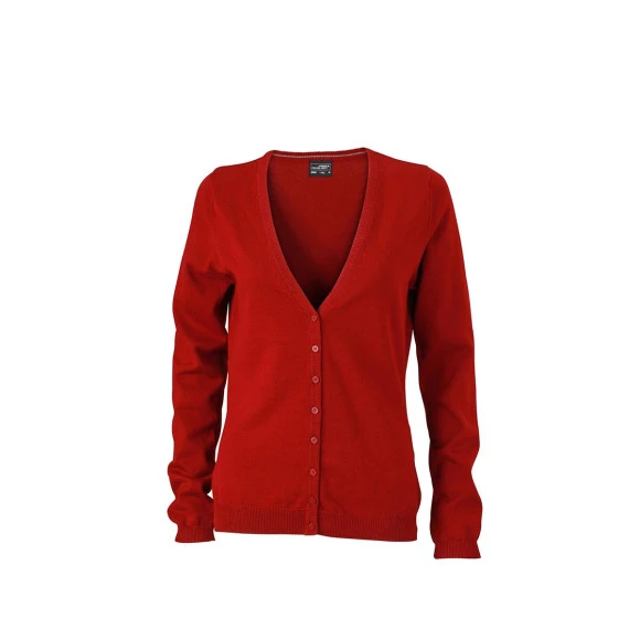 Daiber Ladies' V-Neck Cardigan - JN660