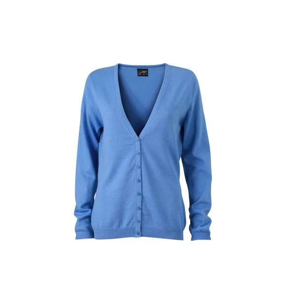 Daiber Ladies' V-Neck Cardigan - JN660