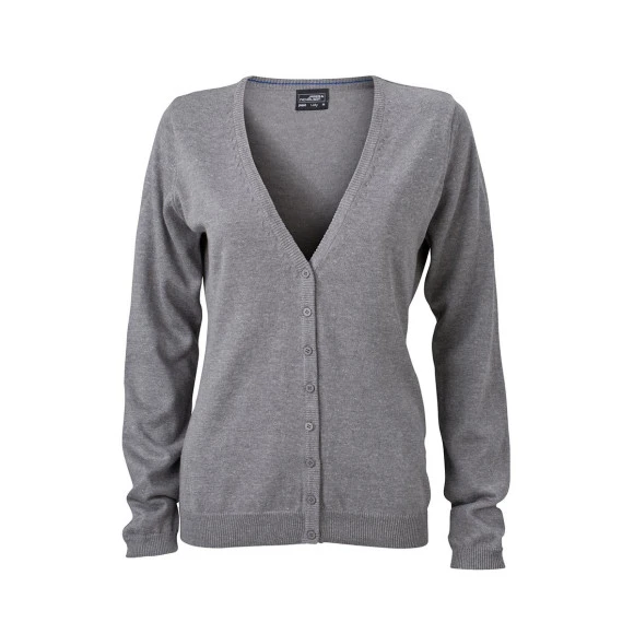Daiber Ladies' V-Neck Cardigan - JN660