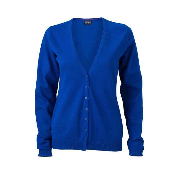 Daiber Ladies' V-Neck Cardigan - JN660