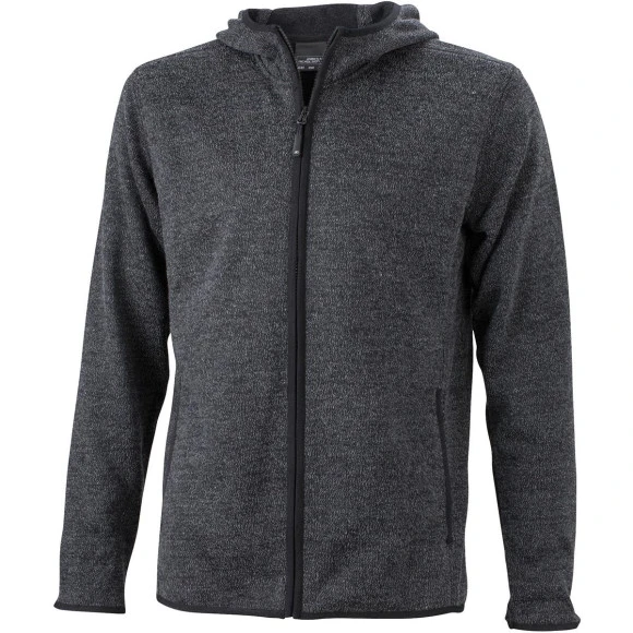 Daiber Men's Knitted Fleece Hoody - JN589