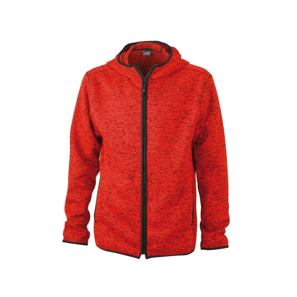 Daiber Men's Knitted Fleece Hoody - JN589