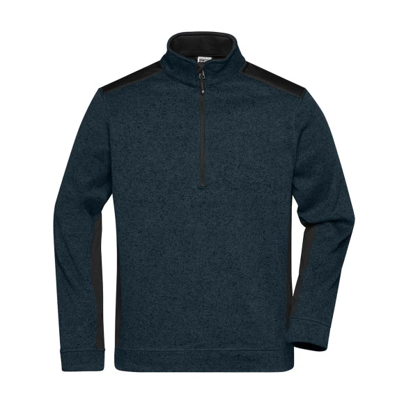 Daiber Men's Knitted Workwear Fleece Half-Zip - JN864