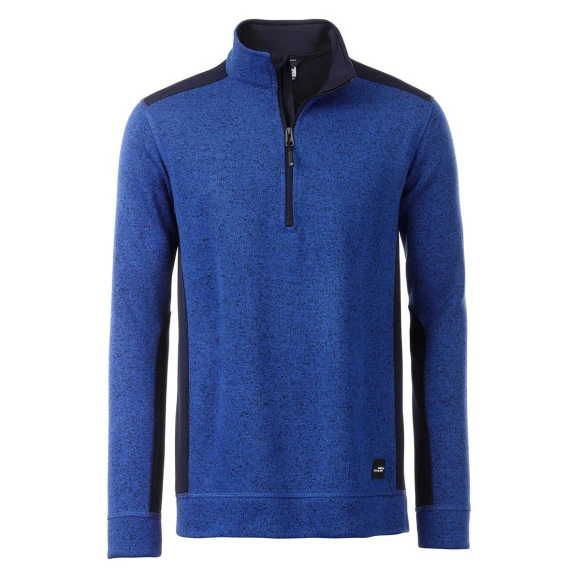 Daiber Men's Knitted Workwear Fleece Half-Zip - JN864