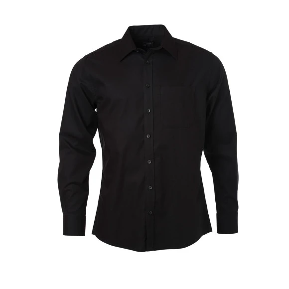 Daiber Men's Shirt Long Sleeve Micro-Twill - JN682