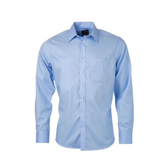 Daiber Men's Shirt Long Sleeve Micro-Twill - JN682