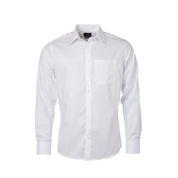 Daiber Men's Shirt Long Sleeve Micro-Twill - JN682