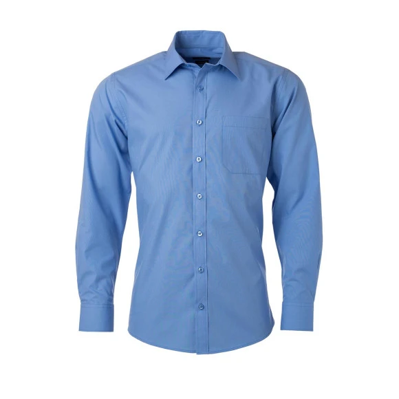 Daiber Mens Shirt Long Sleeve Poplin - JN678