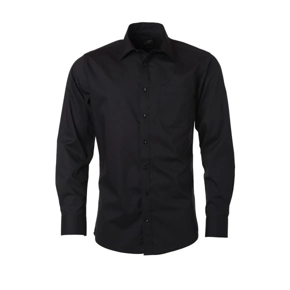 Daiber Mens Shirt Long Sleeve Poplin - JN678