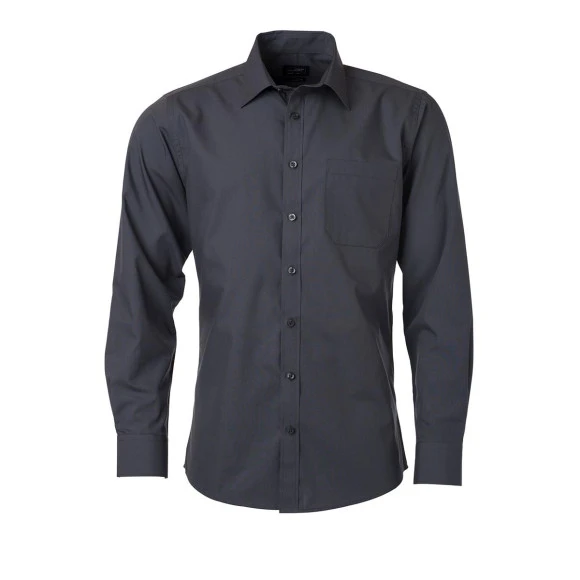 Daiber Mens Shirt Long Sleeve Poplin - JN678