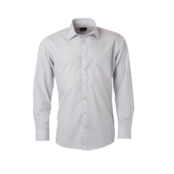 Daiber Mens Shirt Long Sleeve Poplin - JN678