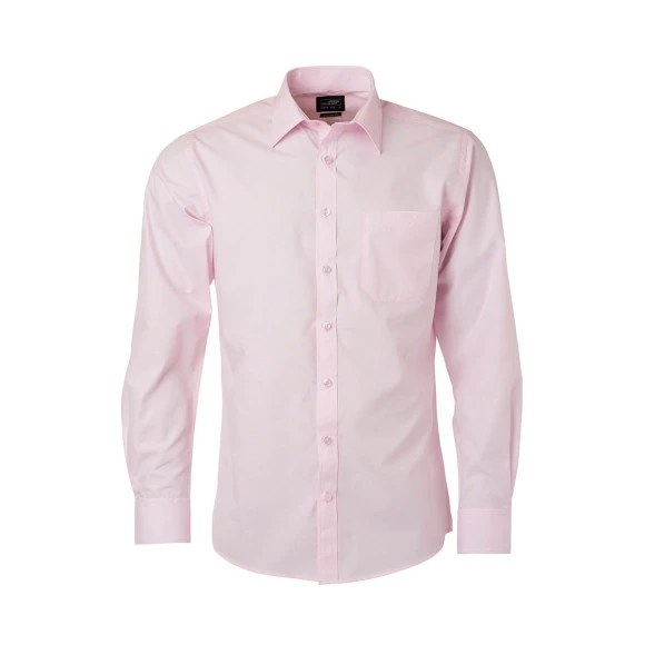Daiber Mens Shirt Long Sleeve Poplin - JN678