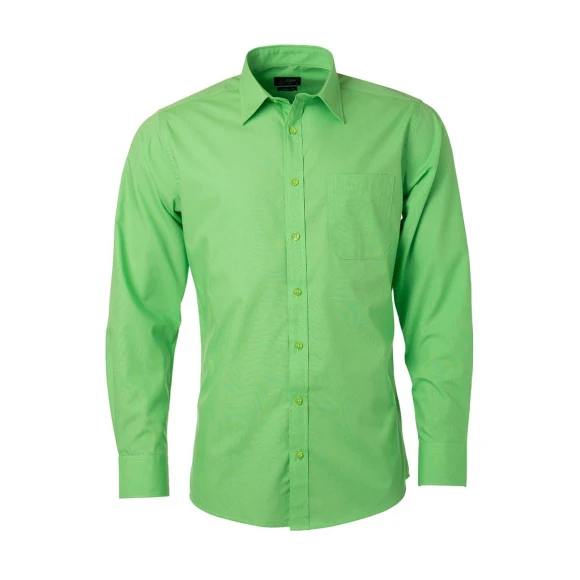 Daiber Mens Shirt Long Sleeve Poplin - JN678