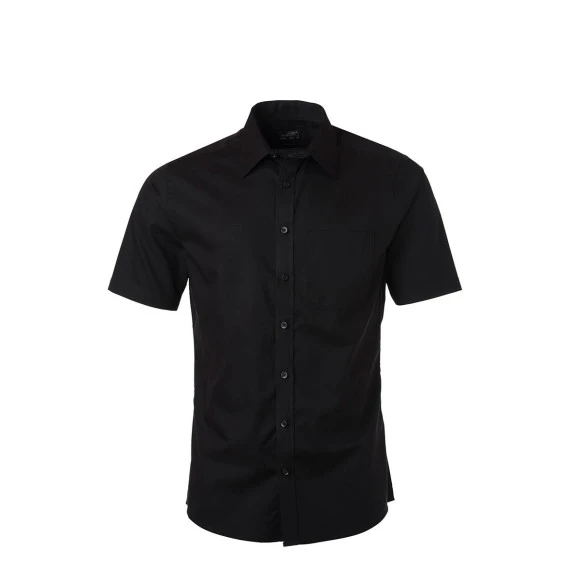 Daiber Men's Shirt Short Sleeve Micro-Twill - JN684