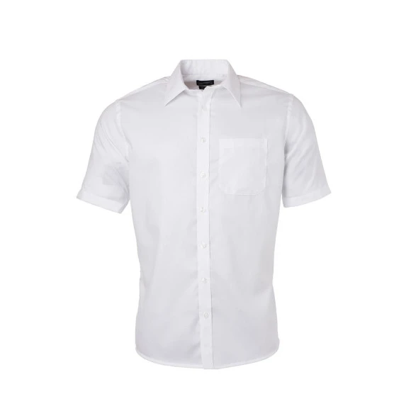 Daiber Men's Shirt Short Sleeve Micro-Twill - JN684