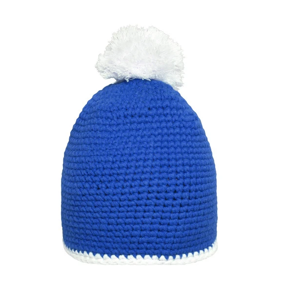 Daiber Pompon Hat with Contrast Stripe - MB7964