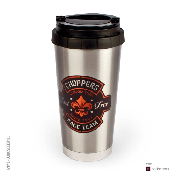  Edelstahl-Thermobecher