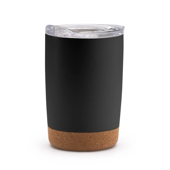  Edelstahlbecher mit Kork