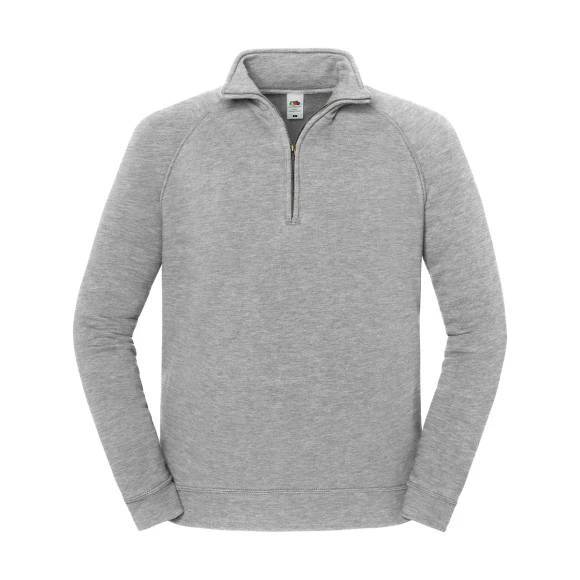 Produktbild Fruit of the Loom Iconic Premium Zip Neck Sweat - 62-288-0