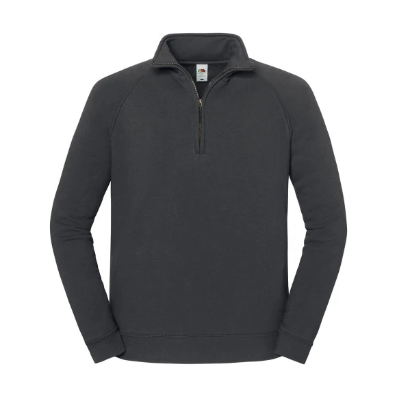 Produktbild Fruit of the Loom Iconic Premium Zip Neck Sweat - 62-288-0