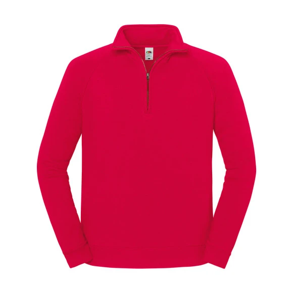 Produktbild Fruit of the Loom Iconic Premium Zip Neck Sweat - 62-288-0