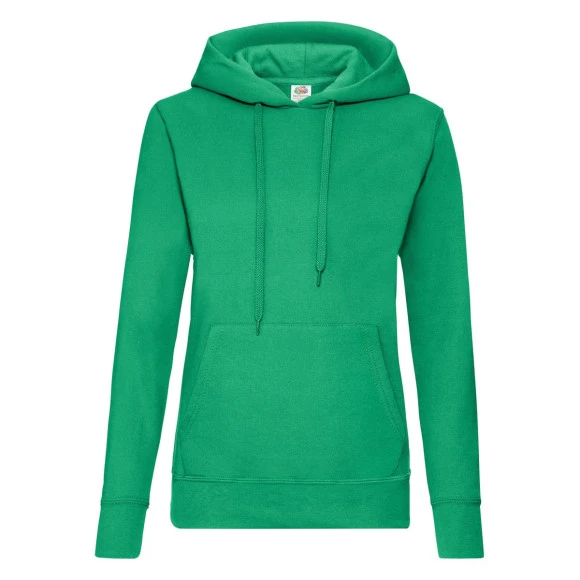Fruit of the Loom Ladies Classic Hooded Sweat - 62-038-0