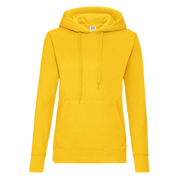 Fruit of the Loom Ladies Classic Hooded Sweat - 62-038-0