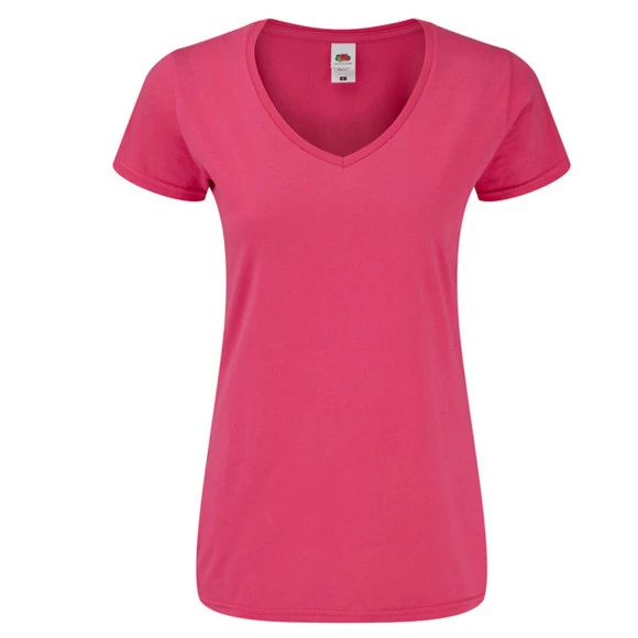 Fruit of the Loom Ladies Iconic 150 V-Neck T - 61-444-0