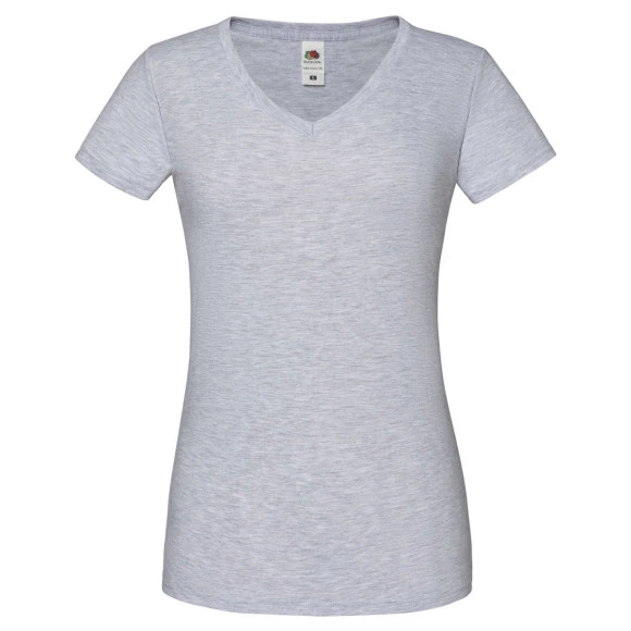 Fruit of the Loom Ladies Iconic 150 V-Neck T - 61-444-0