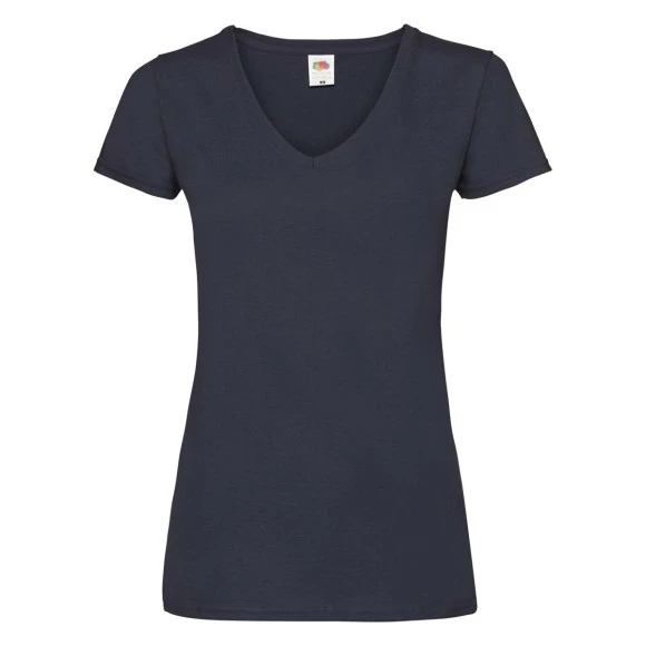 Fruit of the Loom Ladies Valueweight V-Neck T - 61-398-0
