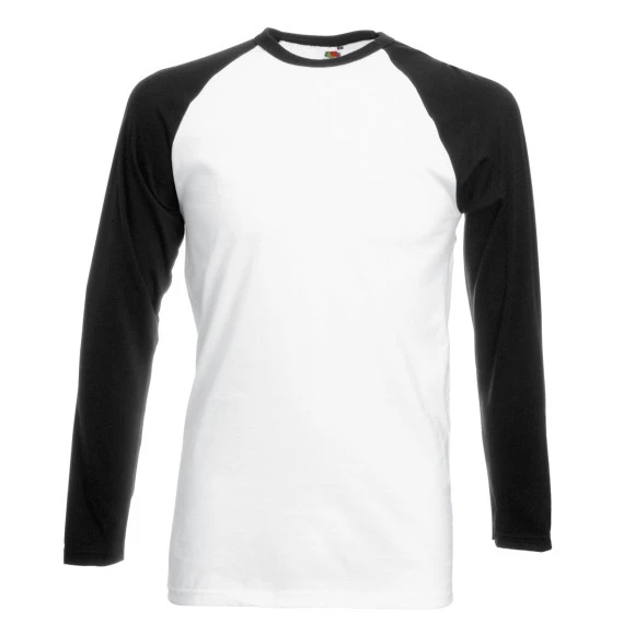 Fruit of the Loom Valueweight Long Sleeve Baseball T - 61-028-0