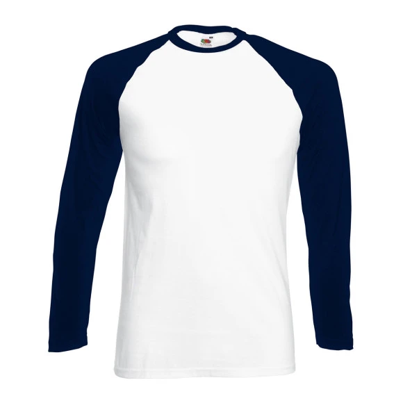 Fruit of the Loom Valueweight Long Sleeve Baseball T - 61-028-0