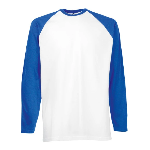 Fruit of the Loom Valueweight Long Sleeve Baseball T - 61-028-0