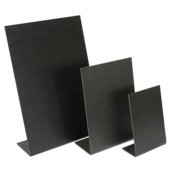 GRONAL® L-Aufsteller schwarz