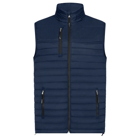 HRM-Textil Mens Hooded Performance Body Warmer - 1301