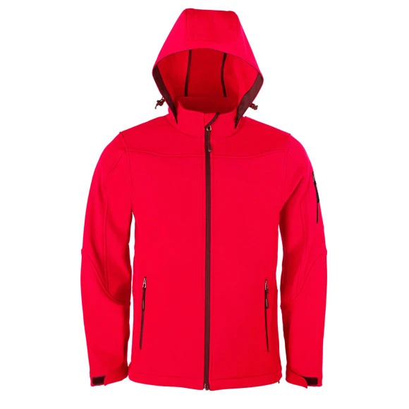 HRM-Textil Mens Hooded Softshell Jacket - 1101