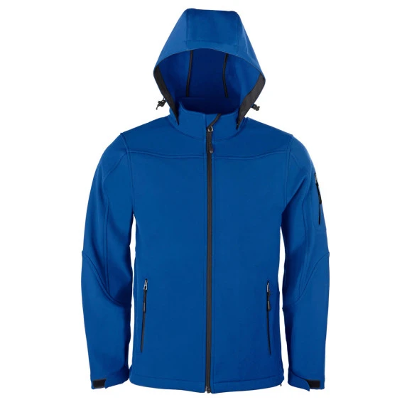 HRM-Textil Mens Hooded Softshell Jacket - 1101