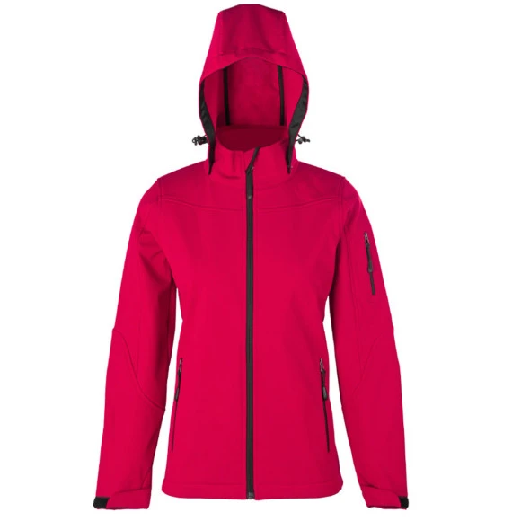 HRM-Textil Womens Hooded Softshell Jacket - 1102