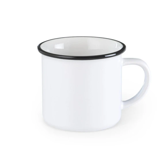  Keramiktasse im Emaillelook