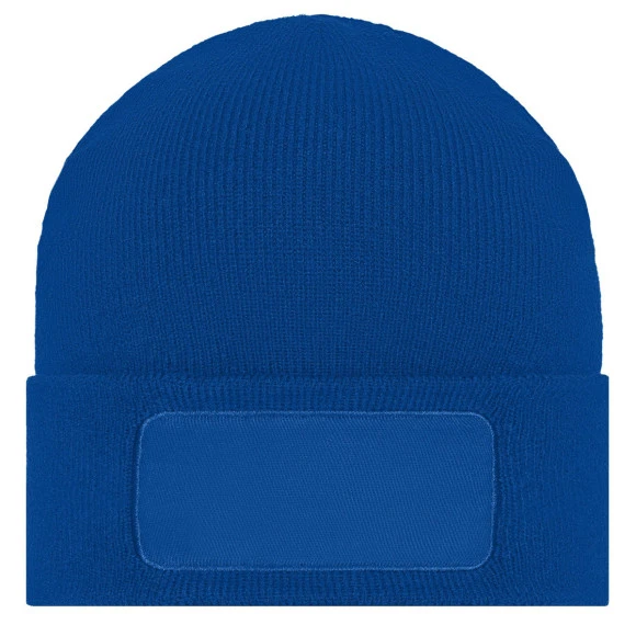 Daiber Knitted Beanie with Patch - MB7403