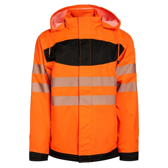 Korntex Hi-Vis Parka mit schwarzer Brustpartie - EOSP