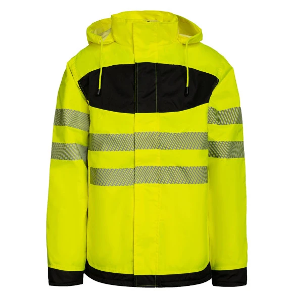 Korntex Hi-Vis Parka mit schwarzer Brustpartie - EOSP