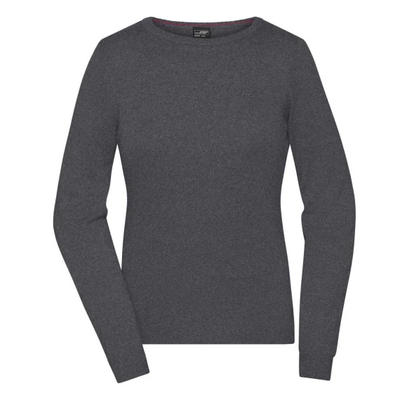 James & Nicholson Ladies' Round-Neck Pullover - JN1313