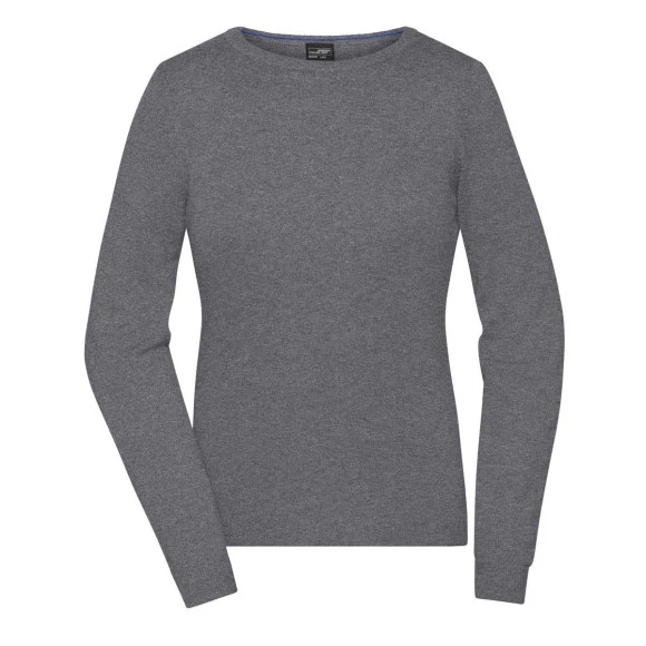 James & Nicholson Ladies' Round-Neck Pullover - JN1313